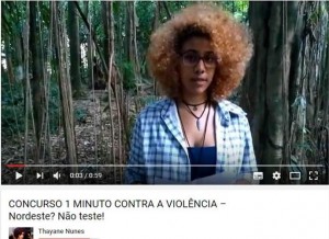 video 1 minuto contra a violencia